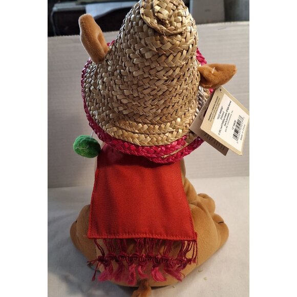 Pancho Chihuahua Plush Chantilly Lane Felice Navidad In Box New Vintage Musical - Picture 7 of 7